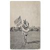Image 7 : Lot of 9 photo postcards of Native Americans  including a cut out of Geroni