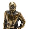 Image 7 : Lot of 3 metal decorators including a brass statue  of what appears to be G