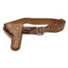 Image 1 : Great leather and pitiado decorated holster and  matching cartridge belt th