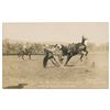Image 11 : Great lot of 21 early postcard photos of Rodeo  action, most identified as