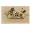 Image 1 : Great lot of 21 early postcard photos of Rodeo  action, most identified as