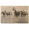 Image 9 : Great lot of 21 early postcard photos of Rodeo  action, most identified as