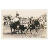 Image 8 : Lot of 21 great early postcard photos of Rodeo  events, most identified, fr