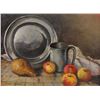 Image 2 : Framed still life oil on canvas by Julius Delbos  (1904-1970); approximatel