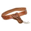 Image 5 : Bonanza leather lot consisting of 3 tooled leather  holster/cartridge belt