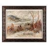 Image 1 : Framed original oil on board entitled &#8220;Winter&#8217;s  Mantle&#8221; by Pennsylvania ar