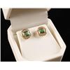 Image 2 : 25-30 PT Columbian emeralds in 14K gold surrounded  by diamonds. Retail 180