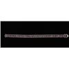 Image 3 : One 14k white gold bracelet set with rectangular  amethysts.  44 amethysts