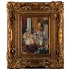 Image 1 : Finely accomplished framed oil painting on board  of a mid-eastern ruler an
