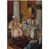 Image 2 : Finely accomplished framed oil painting on board  of a mid-eastern ruler an