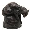 Image 1 : Bronze entitled &#8220;Stalking Cougar&#8221; by Joseph L.  Boulton  (1896-1981), signe