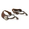 Image 2 : Pair of fancy spurs marked &#8220;L.D. Stone &amp; Co/ San  Francisco&#8221; with leather s