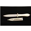 Image 2 : Custom California Dress knife with metal sheath,  approximately 10.25&#8221; over