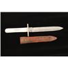 Image 2 : IXL spear point Bowie knife with scabbard,  approximately 10.5&#8221; overall wit