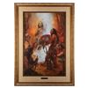 Image 1 : Large Howard Terpning (1927-    ) color print,  beautifully framed, entitle