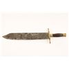 Image 1 : Massive Mexican Bowie knife, approximately 19&#8221;  overall with a 13&#8221; blade th