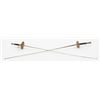 Image 5 : Lot of 2 fencing foils; great decorators.    Est.:   $50-$75.