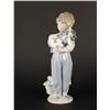 Image 1 : Lladro figure of a boy and his puppy entitled  &#8220;Perrito Convaleciente&#8221;, app