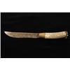 Image 2 : Old Western period knife with stag grip,  approximately 11&#8221; overall with a