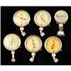 Image 1 : Plastic case of six older tire pressure gauges.       Est.:  $150-$300.