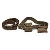 Image 1 : Spanish-American War era canvas cartridge belt  with detached leather tongu