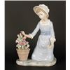 Image 1 : Lladro figure of little girls with flowers,  approximately 8&#8221; in height and