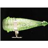 Image 1 : Beautiful green glass bud vase for a pre-WW I  automobile.     Est.:  $150-