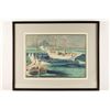 Image 2 : Watercolor on paper signed lower right Jen  Tugwell. Measures 12&quot; x 16 1/2&quot;