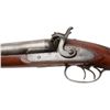 Image 3 : English percussion hammer side by side shotgun,  approximately 10 gauge, se