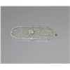 Image 2 : Beautiful Antique Diamond Pin featuring an approx.  0.25 carat round Old cu