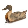 Image 2 : Lot of 2 metal and 6 fiberboard old water fowl  decoys including a large me