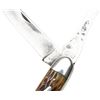 Image 3 : Robeson Cutlery Co. multi-blade/tool pocket knife  with stag slabs, approxi