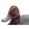 Image 1 : Old wooden duck decoy displaying the majority of  what appears to be its or