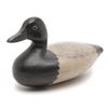 Image 3 : Very nice old wooden carved and painted duck decoy  with glass eyes, approx