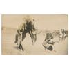 Image 17 : Bonanza lot of 22 early Rodeo-related photo  postcards including ones ident