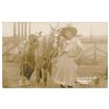 Image 14 : Great lot of 29 photo postcards and photos of  early 1900&#8217;s cowgirls, femal