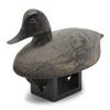 Image 1 : Roger Dolson (1911-1979) carved wood duck decoy  with glass eyes; approx. 1