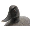 Image 3 : Roger Dolson (1911-1979) carved wood duck decoy  with glass eyes; approx. 1