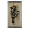 Image 1 : Pair of framed color chromolithographs of hanging  pheasant and hanging mal