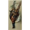 Image 2 : Pair of framed color chromolithographs of hanging  pheasant and hanging mal