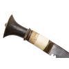 Image 4 : Fancy Tribal Gurkha with ornate metal sheath and  bone handle.  The knife i