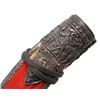Image 7 : Fancy Tribal Gurkha with ornate metal sheath and  bone handle.  The knife i