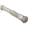 Image 4 : Extra fancy all silver two blade pocket fruit  knife, approximately 3.25&#8221; o