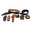 Image 1 : Misc. lot including a Lawrence-marked leather  holster and belt appearing t