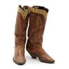 Image 1 : Pair of Ladies cowgirl boots by Lucher of Olathe,  KS.; overall good used c