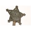 Image 2 : Antique iron GAR veteran&#8217;s marker  &#8220;1861/G-A-R/1865&#8221;.    Est.:  $50-$100.
