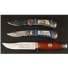 Image 1 : Lot of 2 Franklin Mint and 1 American Mint  collector&#8217;s knives; one Frankli