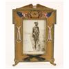 Image 1 : Patriotic metal picture frame (ca 1890-1916),  approximately 9.5&#8221; x  6.5&#8221; o