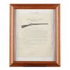 Image 1 : Framed original flyer for the Springfield  Officer&#8217;s Model 1875 Trapdoor Sp