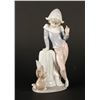 Image 1 : Lladro figure of little girls and her dog,  approximately 7&#8221; in height and